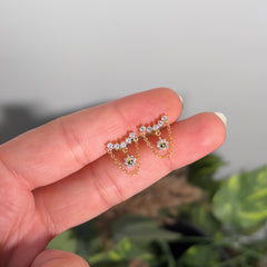 SCARLETT STUDS ( PAIR )