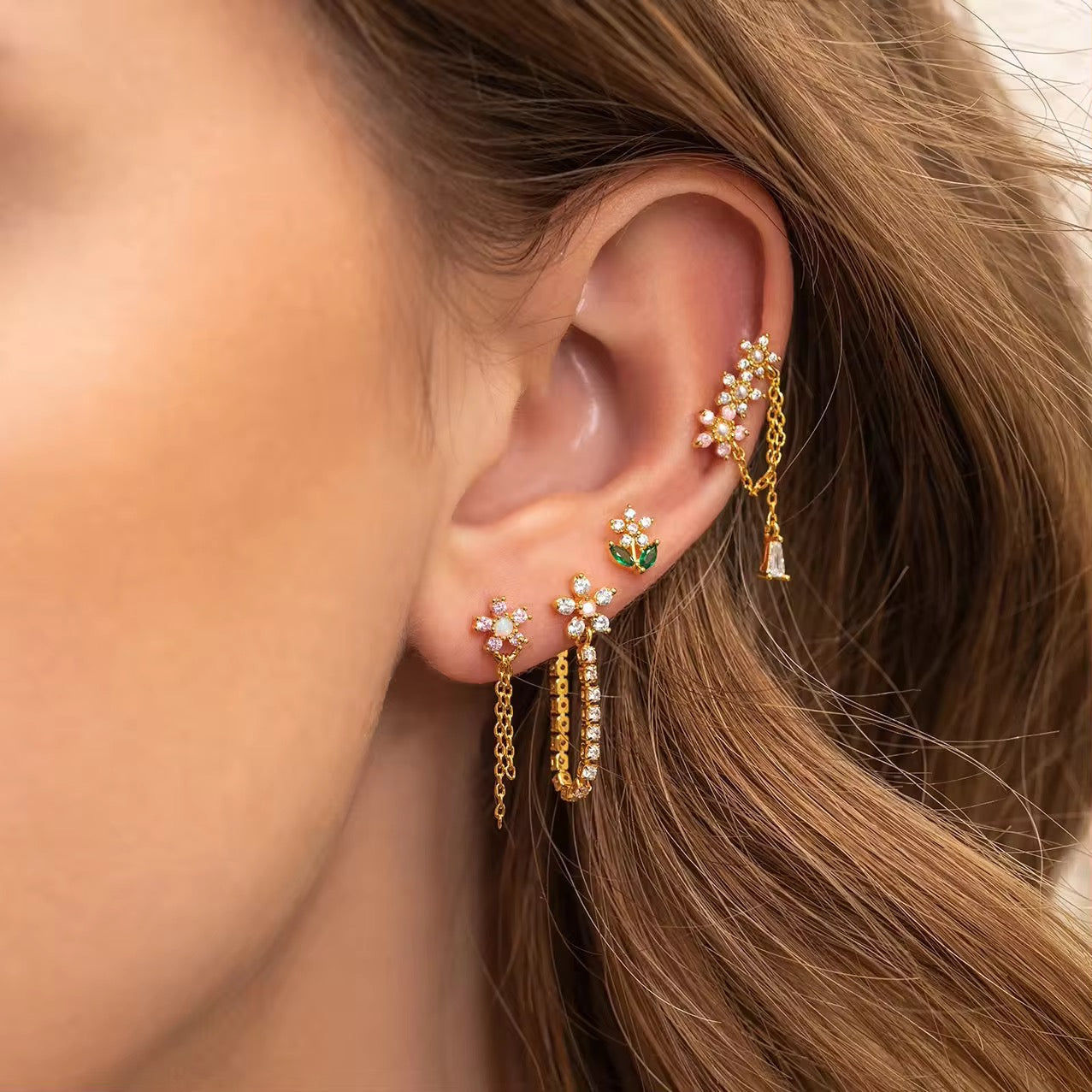 SOPHIA earring set ( Pair of 4 )