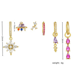 EVARA earring ( SET OF 6 PAIRS)